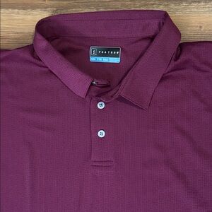 PGA Tour burgundy golf polo XXL